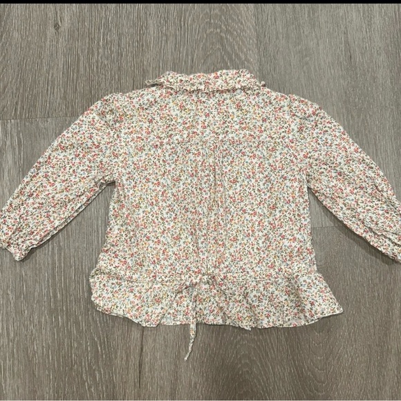 Little girls Ralph Lauren floral top 9M - Picture 3 of 4